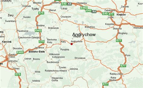andrychow mapa